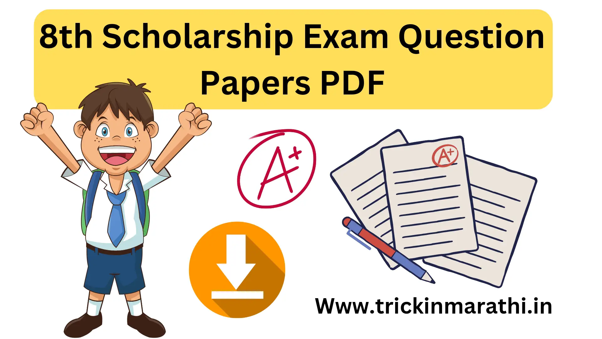 MSCE Pune PSS 8th Scholarship Exam Previous Year Question Papers with Answer Key PDF Download